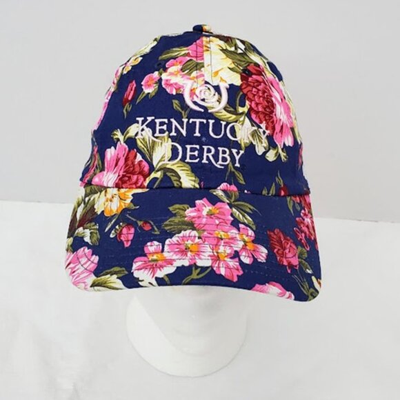 Women's '47 Floral Kentucky Derby Adjustable Baseball Hat Cap - Picture 1 of 9
